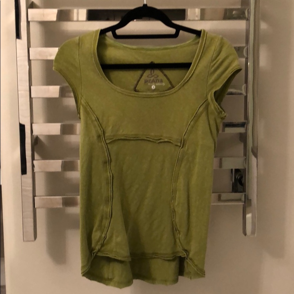 Prana cap-sleeve cotton shirt, Size S